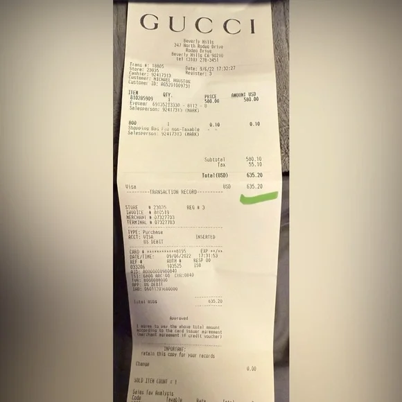 Gucci sunglasses authenticated - Picture 6 of 7